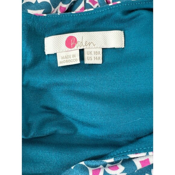 Boden Teal, white and pink Wide Leg Jumpsuit - Picture 7 of 8